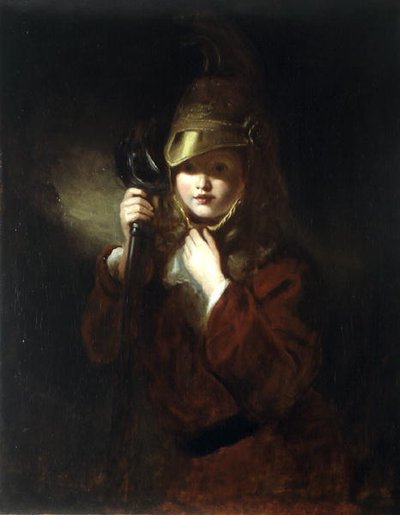 La espada de su padre, c.1859 de Stephen Catterson the Elder Smith