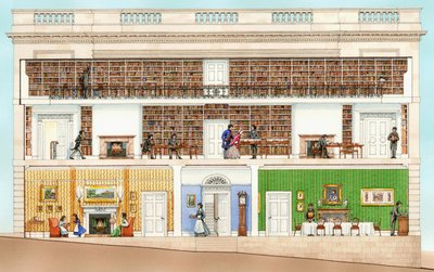 Armagh Robinson Library, Armagh, N.away001 (tinta y acuarela) de Stephen Conlin