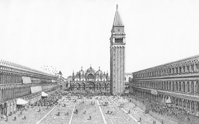 Plaza de San Marcos, Venecia, hoy de Stephen Conlin