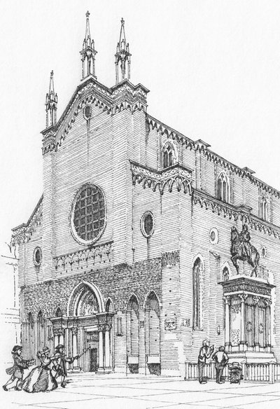 Iglesia de los Santos Zanipolo, Venecia de Stephen Conlin