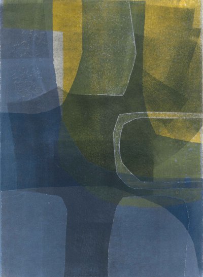 Arches Sun  Sea II, 2015 (monocopia sobre papel) de Stephen Dow