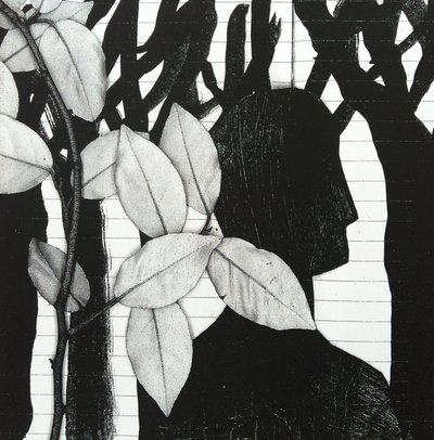 El bosque, 2014 (collage) de Stephen Dow