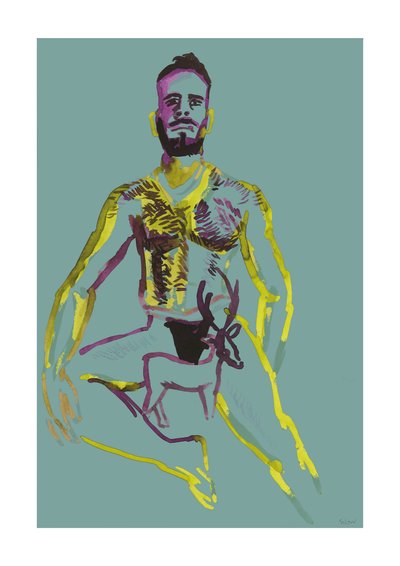 El dios de Horn, 2023 (digital) de Stephen Dow