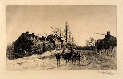 Una tarde de invierno, Windsor, N.S. de Stephen Parrish