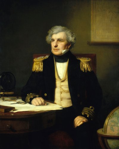 Capitán Sir James Clark Ross (1800-1862) de Stephen Pearce