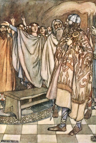 Un gran grito de júbilo surgió de los hombres del Ulster, c. 1910 de Stephen Reid