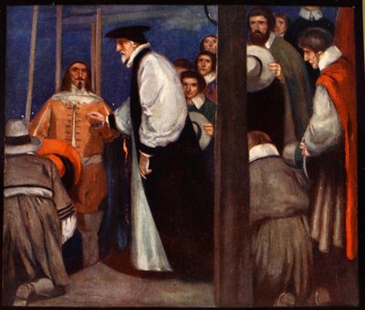 Arzobispo Laud, ilustración de "The Mighty Army" de Winifred M. Letts, pub. 1912 (litografía en color) de Stephen Reid