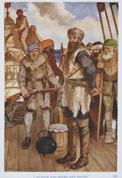 Hudson fue incautado y encuadernado, ilustración de 