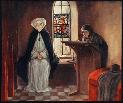 Santa Catalina de Siena, ilustración de 