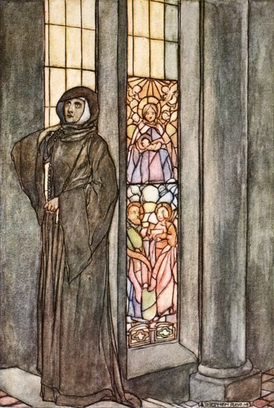 Ella escuchó su propio nombre llamado una y otra vez, c1910 de Stephen Reid