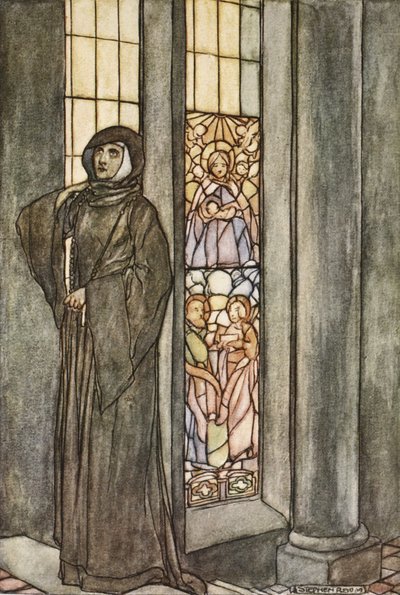 Ella escuchó su propio nombre llamado una y otra vez, ilustración de 