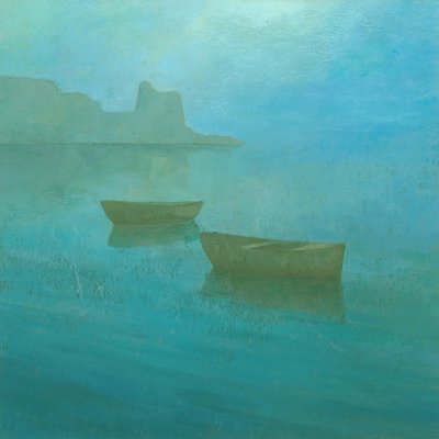 Tranquila niebla matutina de Steve Mitchell