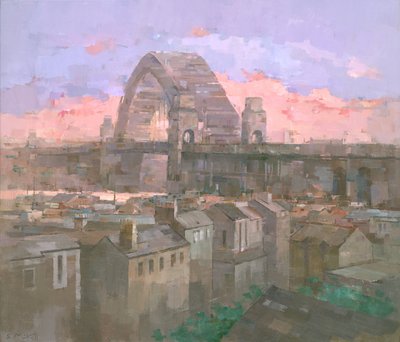 El puente de Sídney al atardecer de Steve Mitchell