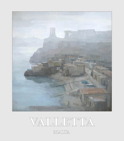 Vista del puerto de La Valeta de Steve Mitchell