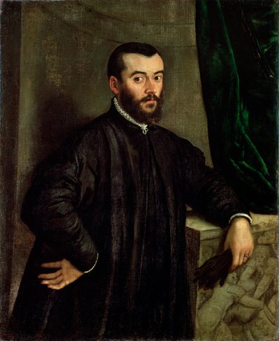 Retrato del médico Andreas Vesalius, c1535-1545 de Steven van Calcar