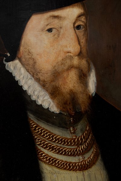 Sir Thomas Gresham (c. 1518-1579), c.1518-79 (óleo sobre tabla) de Steven van der (attr. to) Meulen