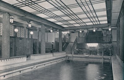La piscina a bordo del S.S. Empress of Britain, 1931 de Stewart Bale Limited