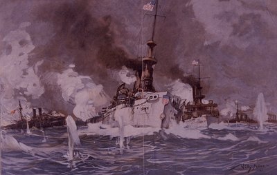 Guerra Hispanoamericana de 1898, Batalla de Santiago de Cuba de Willy Stoewer 