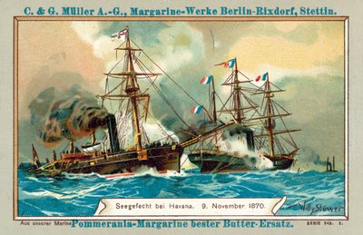 Batalla naval en La Habana, 9 de noviembre de 1870 de Stoewer Willy
