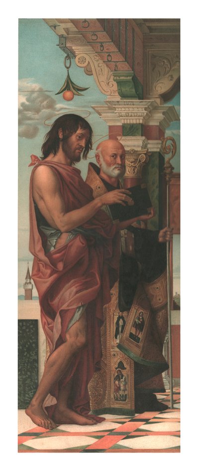 San Juan Bautista con San Benito, 1874 de Storch and Kramer