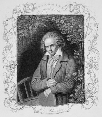 Ludwig van Beethoven (grabado por Albert Henry Payne) de Storck
