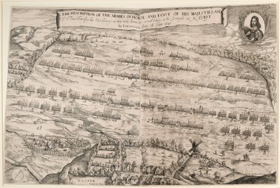 Descripción de los ejércitos de caballería e infantería de Su Majestad y Sir Thomas Fairfax; el catorce de junio de 1645 de Streeter