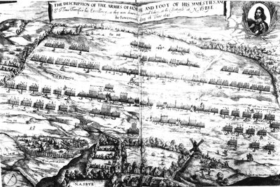 La descripción de los ejércitos de caballería e infantería de su Majestad en la Batalla de Naseby, 14 de junio de 1645, publicado por primera vez en 