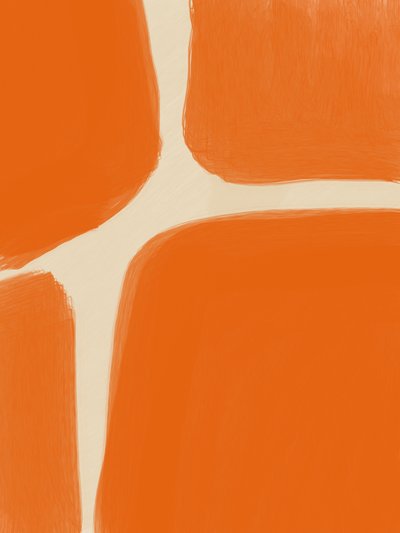 Formas abstractas en naranja de Studio Palette
