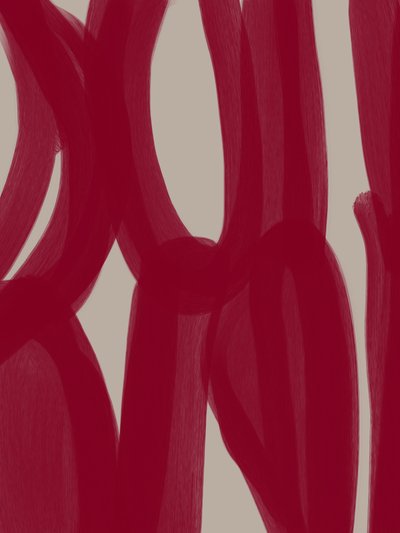 Líneas abstractas rojas de Studio Palette