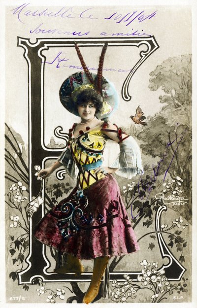 E: Constance Elise De Vere, actriz francesa de origen inglés de Studio Reutlinger
