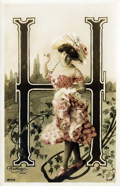 H: Constance Elise De Vere, actriz francesa de origen inglés de Studio Reutlinger