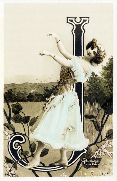J: Lucette De Berny, artista de la Belle Époque de Studio Reutlinger