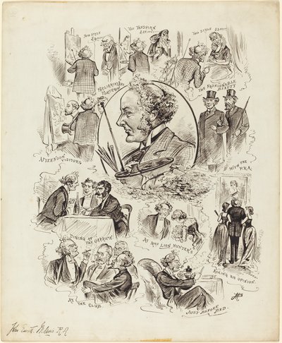 Días con celebridades: Sr. Millais, R.A. de Studio of Alfred Bryan
