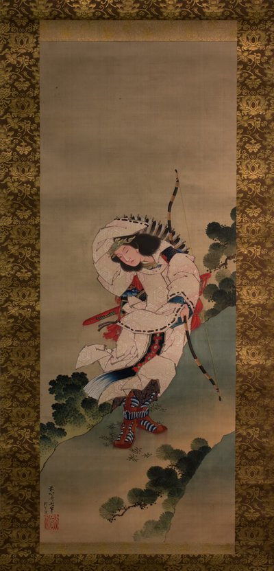 La legendaria emperatriz Jingu, datada en 1847 de Studio of Katsushika Hokusai