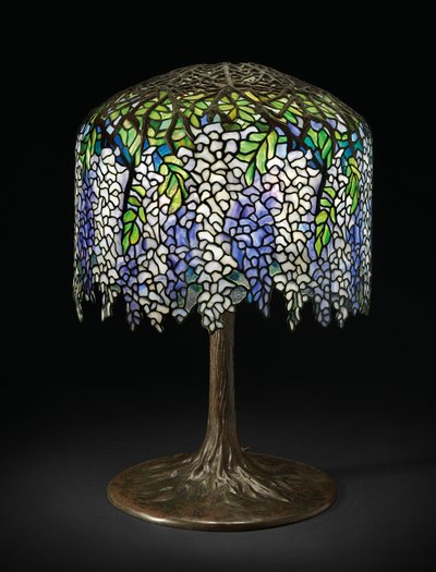 Lámpara de mesa Glicinia, c.1910 de Studios Tiffany