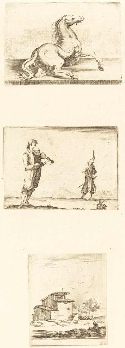 Hoja de grabados de Style of Jacques Callot