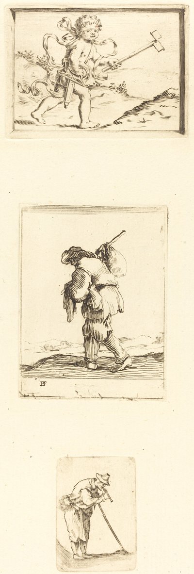 Hoja de grabados de Style of Jacques Callot