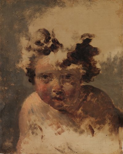 Cabeza de un Niño de Style of Jacques Louis David