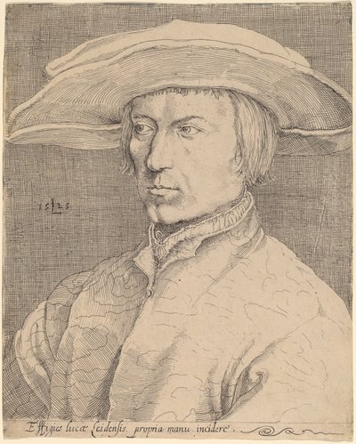 Autorretrato de Style of Lucas van Leyden after Albrecht Dürer