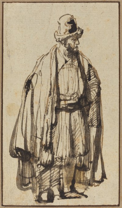 Un oriental de Style of Rembrandt van Rijn
