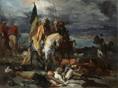 Sarracenos y cruzados, c. 1846 de Style of Théodore Chassériau.