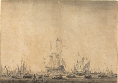 Marina de Style of Willem van de Velde the Younger
