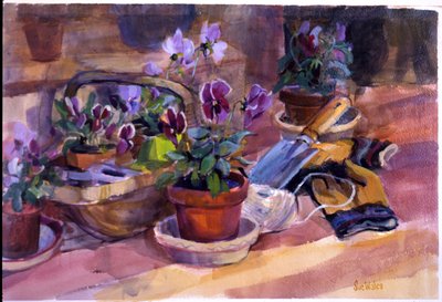 Plantando las violetas, 1996 de Sue Wales