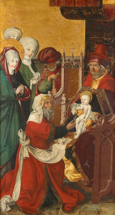 Circuncisión de Cristo (interior); Visitación María (Exterior) de Südtiroler Maler