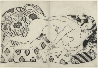 Actuación erótica
Hana ni Yosurukyo (título de la serie) de Sugimura Jihei (attributed to)
