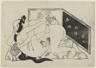 Actuación erótica
Hana ni Yosurukyo (título de la serie) de Sugimura Jihei (attributed to)
