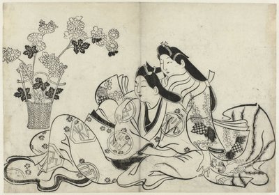 Actuación erótica
Hana ni Yosurukyo (título de la serie) de Sugimura Jihei (attributed to)