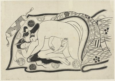 Actuación erótica
Hana ni Yosurukyo (título de la serie) de Sugimura Jihei (attributed to)