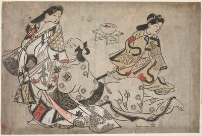 El amante insistente, de una serie sin título de grabados eróticos de Sugimura Jihei
