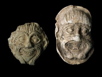 Cabezas del demonio Humbaba de Sumerian Sumerian